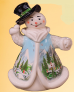 Boneco de Neve Artístico