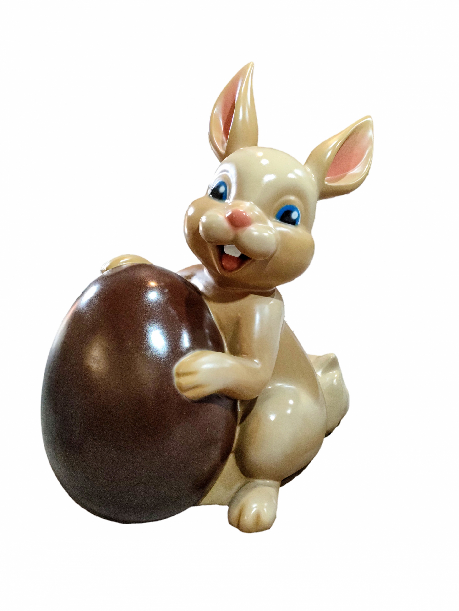 Coelho com ovo chocolate